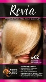 Szampon koloryzujący Revia 02 - Rozświetlony blond