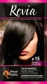 Hair Colour Shampoo Revia 15 - Ebony black